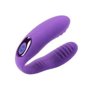 Vibromasseur double en forme de U