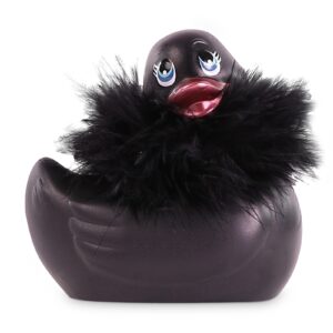 Mini canard vibrant Duckie Paris - noir