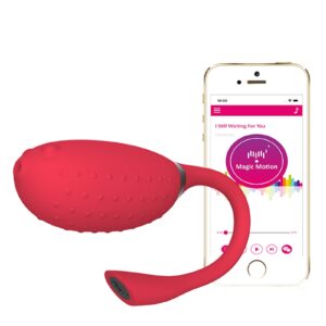 Oeuf vibrant connecté Magic Fugu rouge - Magic Motion