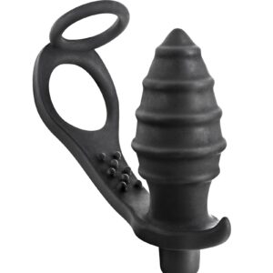Plug anal vibrant et cockring
