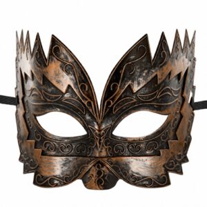Masque semi-rigide cuivré Don Giovanni