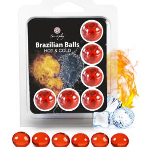 6 Brazillian balls effet chaud & froid