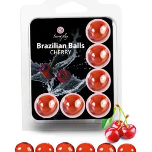 6 Brazilian Balls - cerise