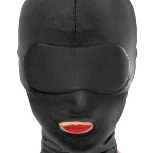 Cagoule BDSM bouche ouverte - Fetish Tentation