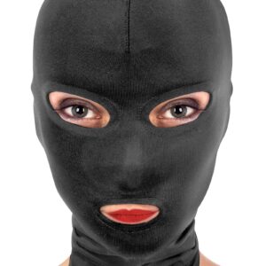 Cagoule BDSM 3 ouvertures - Fetish Tentation