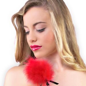 Plumeau 18 cm rouge - Secret Play