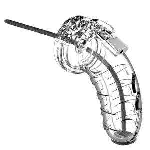 Cage de chasteté 10cm avec sonde urétrale - ManCage 16