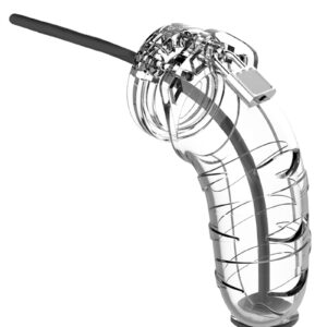Cage de chasteté 12,5cm avec plug d'urètre - ManCage 17