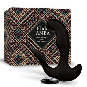 Stimulateur anal vibrant télécommandé unisexe - Black Jamba
