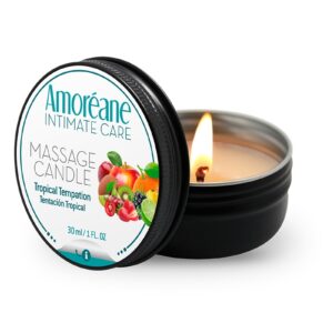 Bougie de massage fruits exotiques - Amoreane