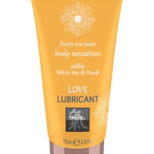 Lubrifiant comestible Thé et Pèche - Shiatsu