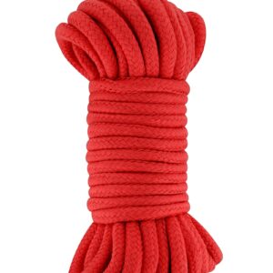 Corde de bondage rouge 10m - Sweet Caress