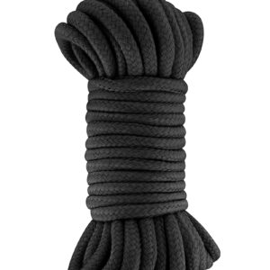 Corde de bondage noire 10m - Sweet Caress