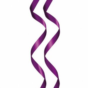 2 liens BDSM satin pourpre - Sweet Caress
