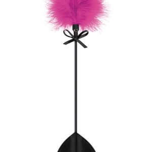 Tapette coeur avec pompon fuchsia - Sweet Caress