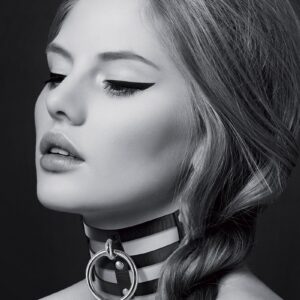 Collier Fetish large avec anneau - Bijoux pour Toi