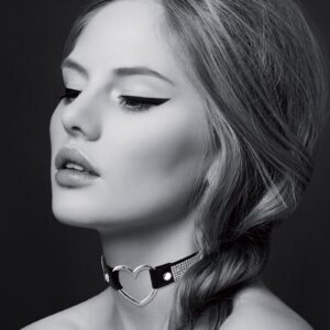 Collier strass et coeur - Bijoux Pour Toi