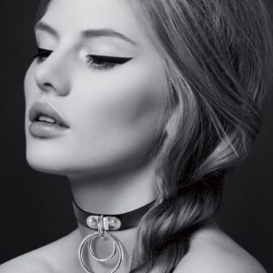 Collier Fetish avec double  anneau - Bijoux pour Toi