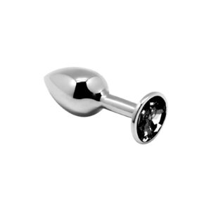 Plug métal bijou noir S - Alive