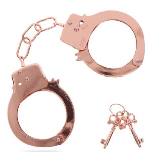 Menottes métal rose gold - Toy Joy