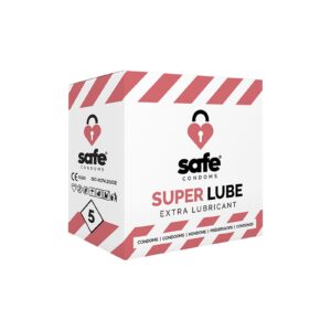 5 préservatifs Safe Super Lube