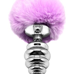 Plug métal Fluffy Twist L mauve - Alive