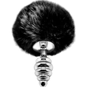 Plug métal Fluffy Twist S noir - Alive