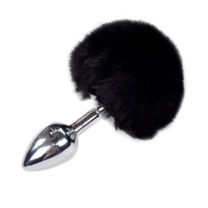 Plug métal Fluffy S noir - Alive