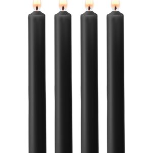 4 bougies SM noires Large - Ouch!