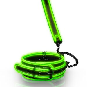 Collier et laisse phosphorescents - Ouch