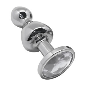 Plug bijou Lollypop transparent M - Wooomy