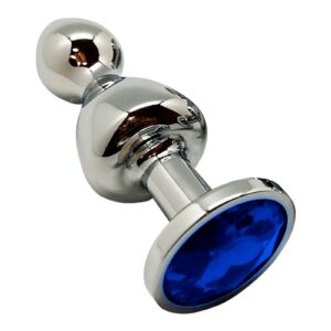 Plug bijou Lollypop bleu M - Wooomy