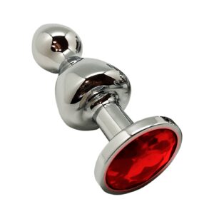 Plug bijou Lollypop rouge S - Wooomy