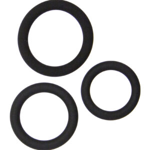 Set 3 cockrings silicone - Litolu