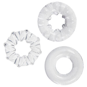 3 cockrings transparents - Litolu