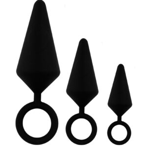 kit d'entrainement anal 3 plugs - Litolu
