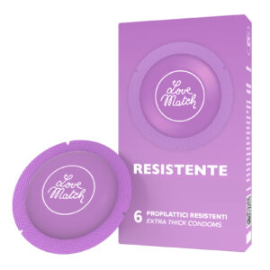 6 Préservatifs résistants Love Match