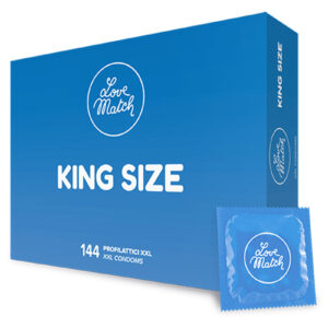 144 Préservatifs King size Love Match