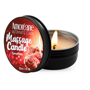Bougie de massage Rose - Amoreane