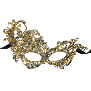 Loup broderie souple Aurore doré