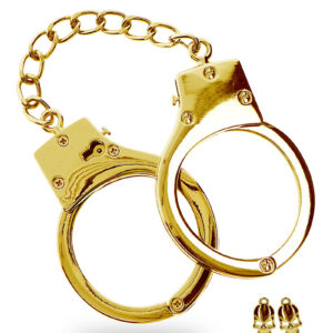 Menottes BDSM plaquées or - Taboom