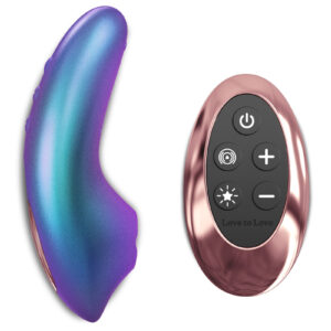 Masseur clitoridien télécommandé Dreamer Iridescent Turquoise - Love to Love