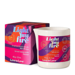 Bougie de massage Fleur de lotus - Love to Love