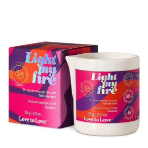 Bougie de massage Noix de coco - Love to Love