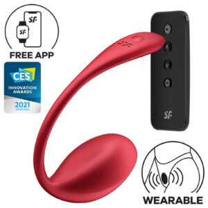 Oeuf vibrant connecté Shiny Petal red - Satisfyer