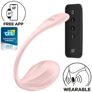 Oeuf vibrant connecté Ribbed Petal rose - Satisfyer