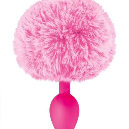 Plug queue de lapin - rose