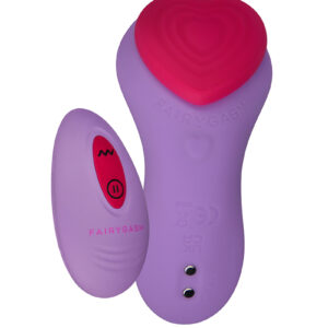 Stimulateur télécommandé de culotte HeartGem violet - FairyGasm