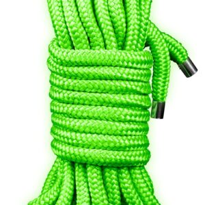 Corde de bondage phosphorescente 5m - Ouch