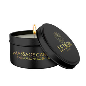 Bougie de massage érotique parfum phéromones 100g - Le Désir